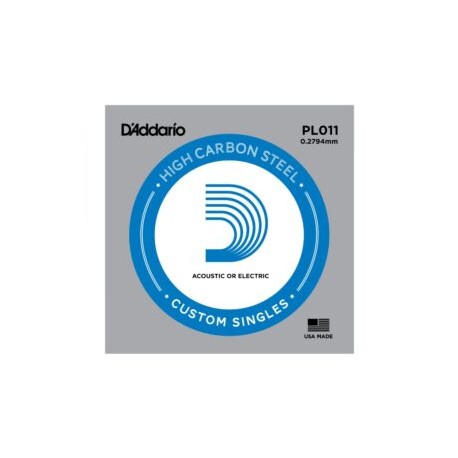 CUERDA CAL11 DE ACERO LISA (d’addario)