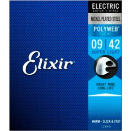 CUERDAS PARA GUITARRA ELECTRICA 09/42 (elixir)