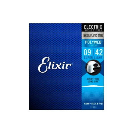 CUERDAS PARA GUITARRA ELECTRICA 09/42 (elixir)