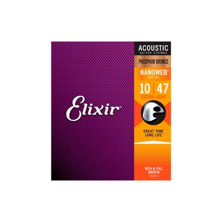 ENCORDADURA PARA GUITARRA ELECTROACUSTICA (elixir)