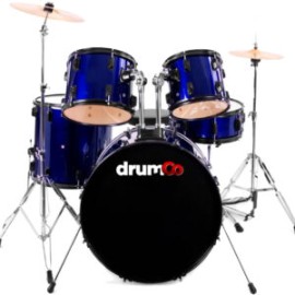 BATERIA 5 PIEZAS (22K,13T,12T,16F,14SN) COLOR AZUL