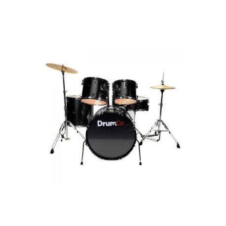 BATERIA 5 PIEZAS (22K,13T,12T,16F,14SN) COLOR NEGRA