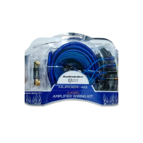 KIT DE CABLES CALIBRE 4 (Audiobahn)