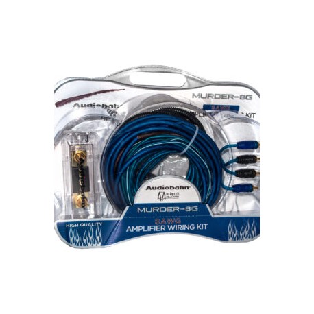 KIT DE CABLES CALIBRE 8 (Audiobahn)