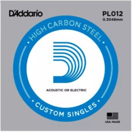 CUERDA CAL12 ACERO LISA (d’addario)