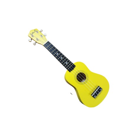 UKULELE SOPRANO CON FUNDA COLOR AMARILLO (Solar)