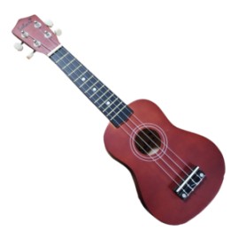 UKULELE SOPRANO CON FUNDA COLOR CAFE (Solar)