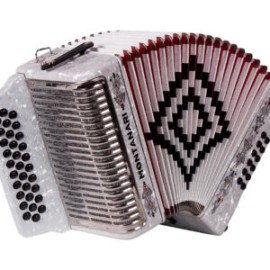 ACORDEON 31 BOTONES 12 BAJOS ESTANDAR BLANCO (Montanar)