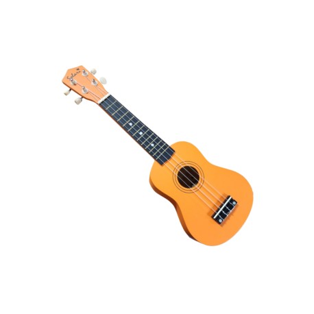 UKULELE SOPRANO CON FUNDA COLOR NARANJA (Solar)