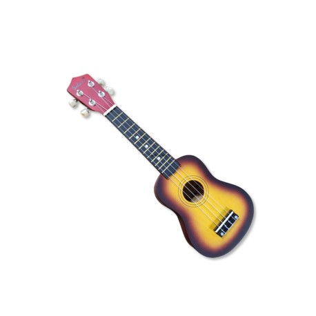 UKULELE SOPRANO CON FUNDA COLOR SOMBREADO (Solar)