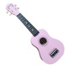 UKULELE SOPRANO CON FUNDA COLOR ROSA (Solar)